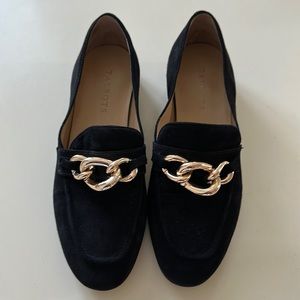 Black Talbots suede Cassidy Chainlink Loafers